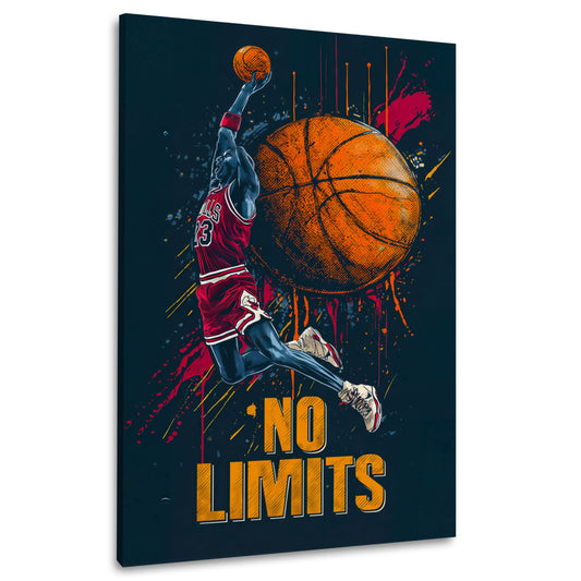 Basket schiacciata in movimento motivazione pop art quadro