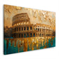 Berlino simbolo oro astratto di elegante fattura quadro