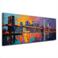 Brooklyn Bridge atmosfera serale panorama quadro