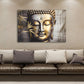 Buddha dorato arte zen meditazione quadro
