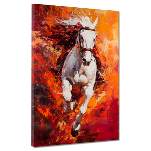 Cavallo bianco energia quadro