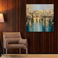 Città orientale oro astratta di elegante fattura quadro