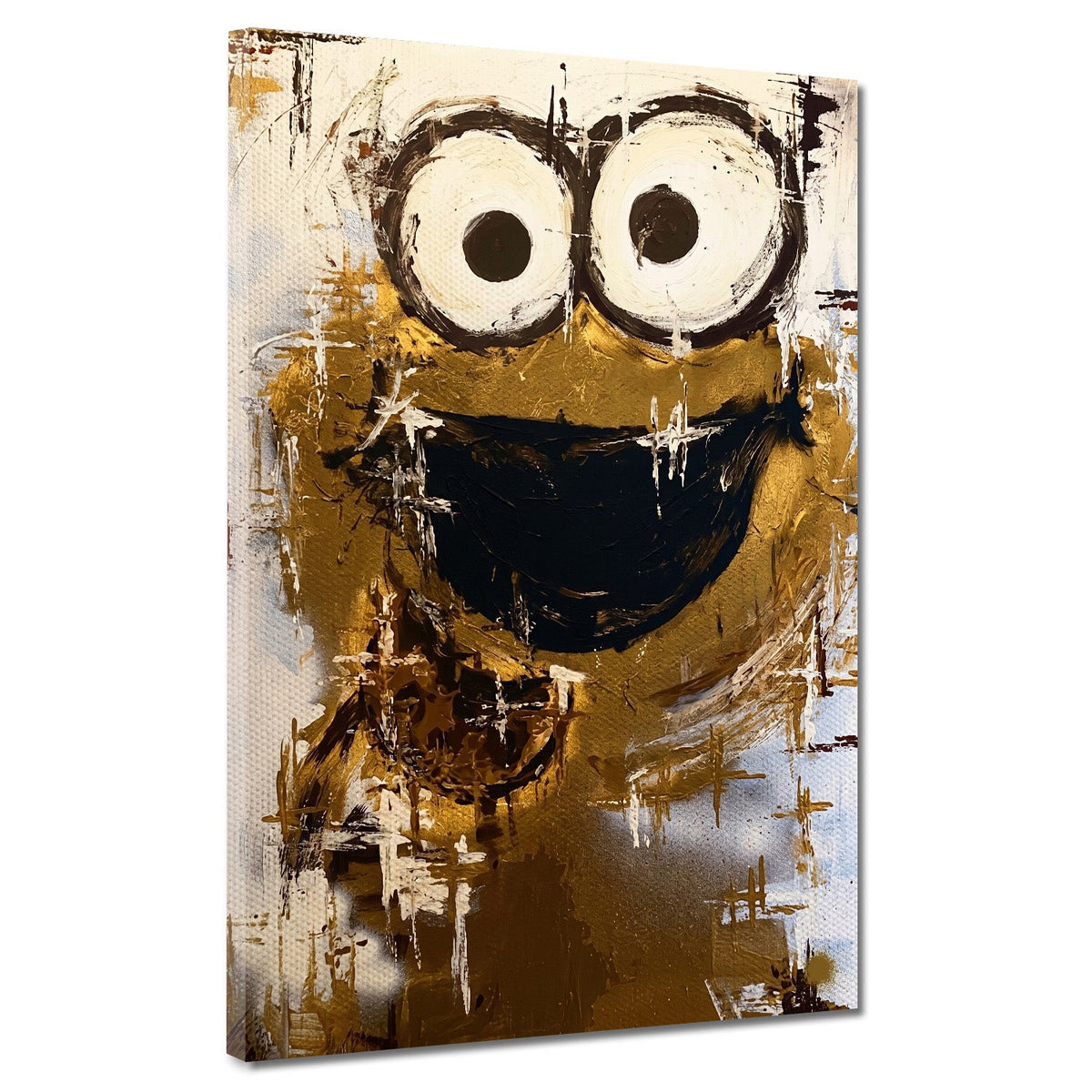 Peluche dorato in stile Pop Art Graffiti Street Art quadro