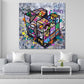 Cubo di Rubik Pop Art Urban Graffiti Astratto moderno quadro