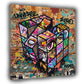 Cubo di Rubik Pop Art Urban Street Art astratto moderno quadro