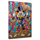 Papero ricco sui lingotti d'oro lusso Rich Life Pop Art quadro