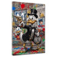 Papero milionario soldi lusso lifestyle Pop Art moderno quadro