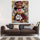 Papero milionario viola stile lusso Hustle Lifestyle Pop Art quadro