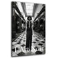 Donna moda L’Art Noir bianco nero abito elegante galleria quadro