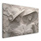 Donne eleganti ritratto con cappello farfalle rilievo decorativo quadro