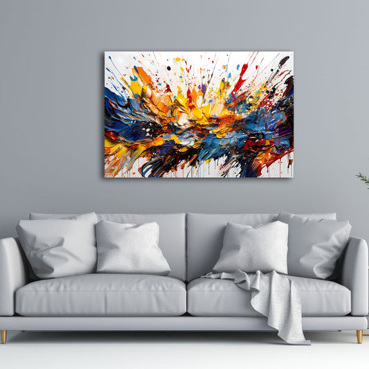 Esplosione di colori pop art astratta moderna quadro