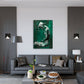 Quadro figura femminile astratta ambientato