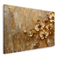 Fiori dorati eleganti di sicuro impatto estetico quadro