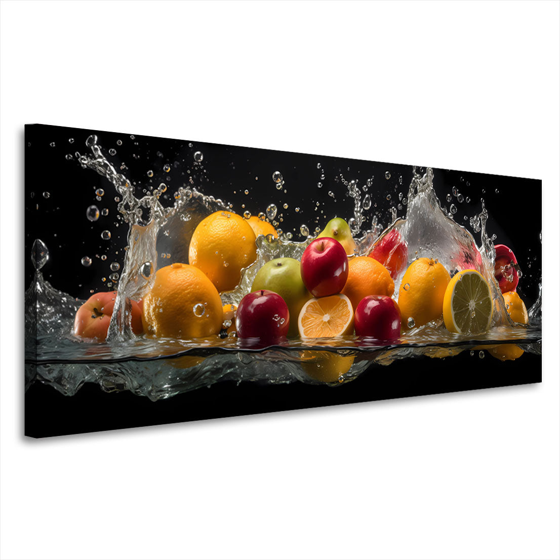 Frutta colorata agrumi acqua energia quadro