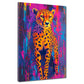 Ghepardo pop art colori vivaci quadro