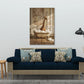 Giraffa vasca da bagno schiuma bagno vintage divertente quadro