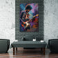 Jimi Hendrix colorato urbano di elegante fattura quadro