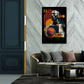 Jordan con pallone da basket e motivazione senza limiti quadro
