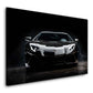 Lamborghini Aventador auto di lusso design frontale nero bianco quadro