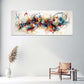 Linee astratte e moderne nell'arte dinamica quadro