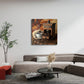 Quadro caffè rustico ambientato
