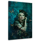 Madonna ritratto fashion con farfalle e stile elegante quadro