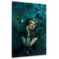 Madonna ritratto fashion elegante con belle farfalle quadro