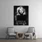 Marilyn ritratto bianco e nero eleganza icona quadro