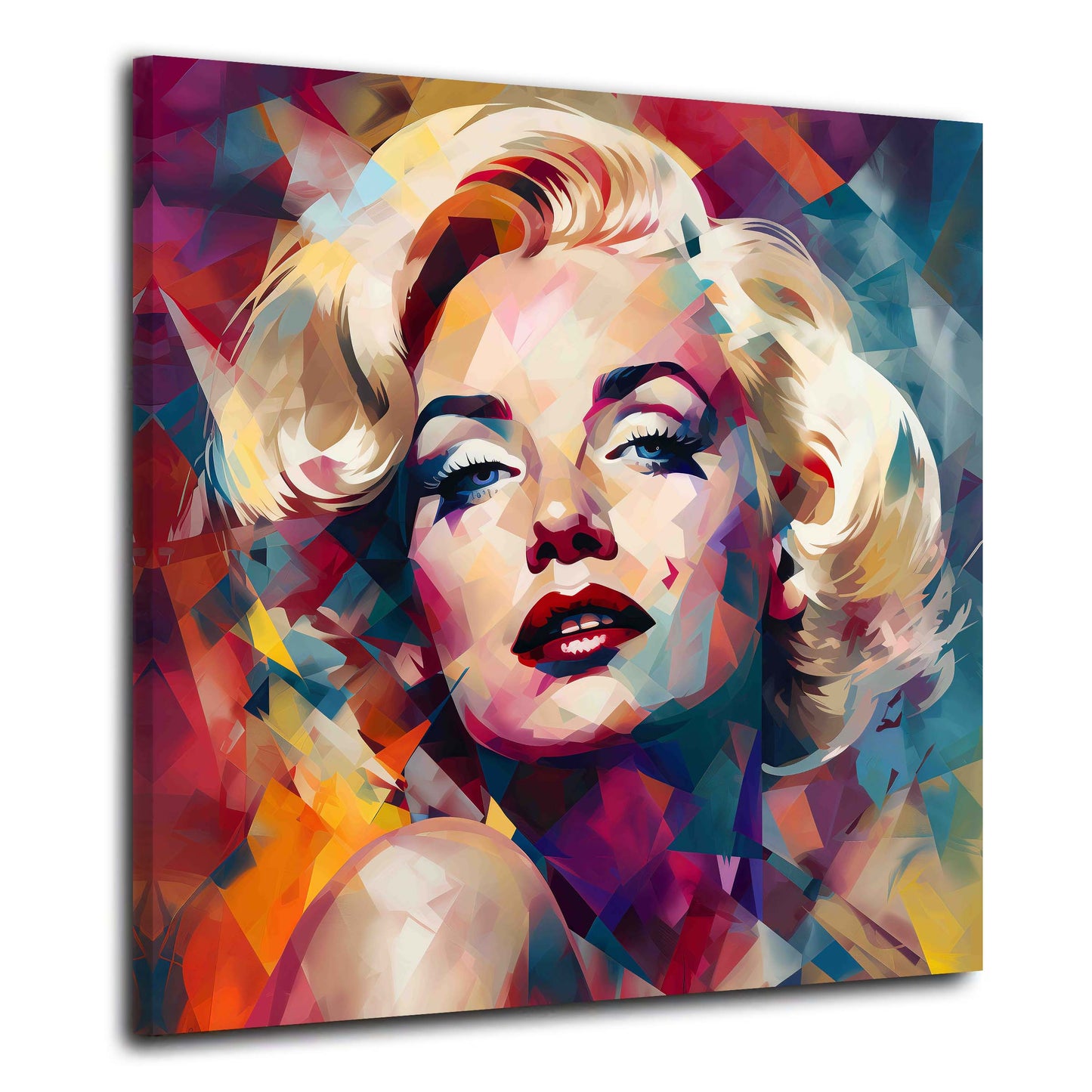 Marilyn ritratto pop art colorato moderno volto quadro