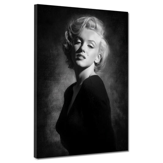 Marilyn ritratto vintage in bianco e nero quadro