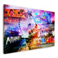 Miami pop art skyline quadro