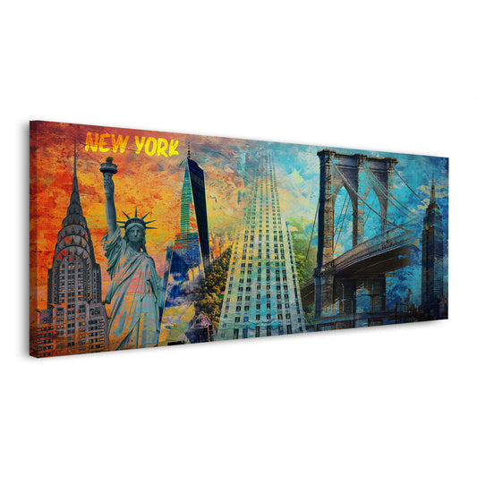 New York pop art quadro