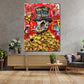 Quadro papero sulle monete d'oro Pop Art in ufficio