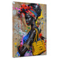 Pop Art donna africana con borsa lusso e turbante quadro