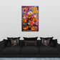 Pop Art graffiti anatra soldi dollari ricchezza business successo quadro