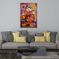 Pop Art graffiti anatra soldi dollari ricchezza business successo quadro