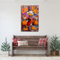 Pop Art graffiti anatra soldi dollari ricchezza successo business quadro