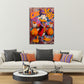 Pop Art graffiti anatra soldi dollari ricchezza successo business quadro