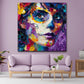 Pop Art La Catrina ritratto messicano colorato quadro
