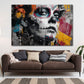 Pop Art la catrina volto donna quadro
