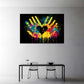 Pop Art mani cuore colori vivaci quadro