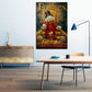 Pop Art papero trono ricchezza quadro