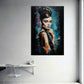 Pop Art ritratto audrey colori vivaci stile elegante quadro