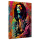 Pop Art ritratto Marley icona reggae quadro