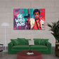 Pop Art street art graffiti Scarface the world is yours gangster quadro