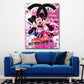 Pop Art topi amore rosa bacio quadro