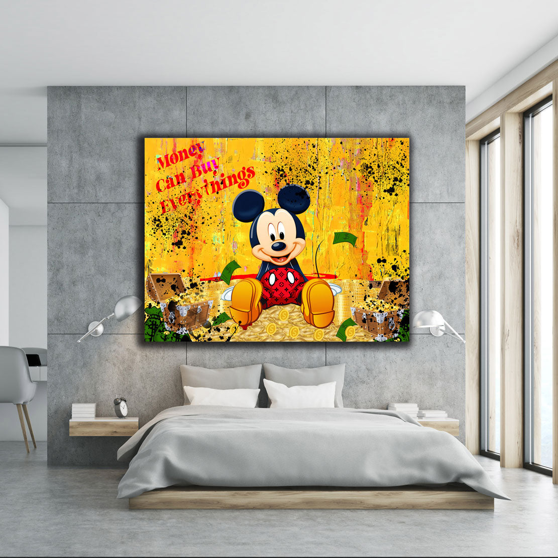 Pop Art topo soldi lusso citazione quadro