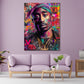 Pop Art Tupac ritratto hip hop colorato quadro