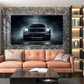 Porsche auto sportive nella notte e nebbia Dream Big quadro