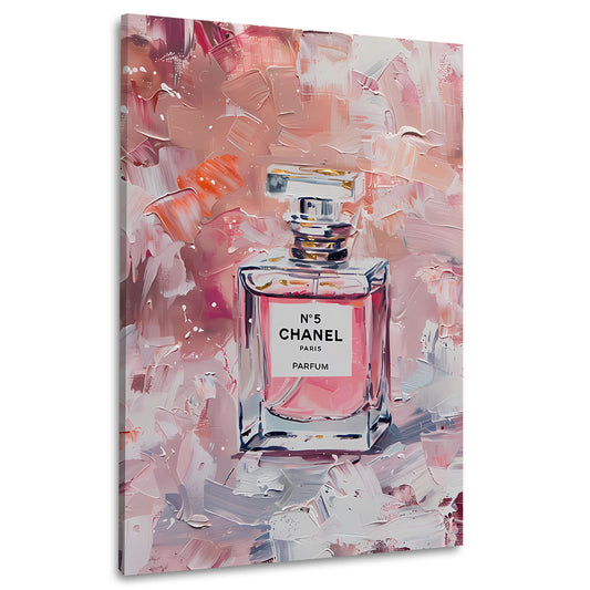 Profumo rosa chanel eleganza arte moderna quadro